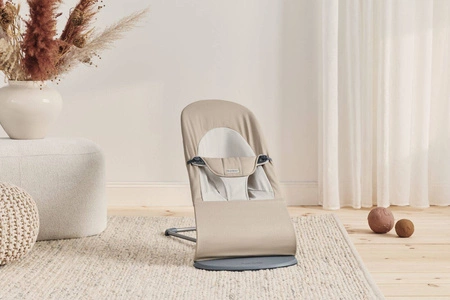BABYBJORN - leżaczek BALANCE SOFT COTTON - Khaki / Beżowy