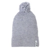 Lodger Czapeczka z wełny merino 100% szara Drizzle 6-12 m