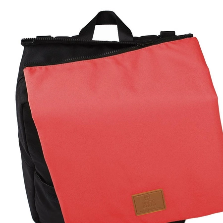 My Bag's Plecak Reflap eco black/red