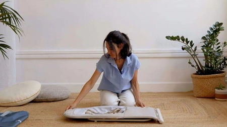 Beaba Leżaczek składany Eazy Relax Greige