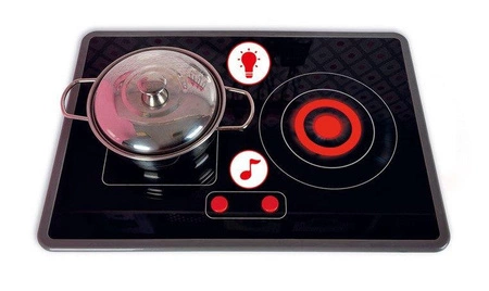 Duża kuchnia drewniana z dźwiękiem i 6 akcesoriami Candy Chic, Janod