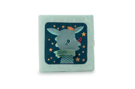 LILLIPUTIENS Miękka książeczka aktywizująca z mini-komforterem „Joe i jego przytulanka” 12 m+