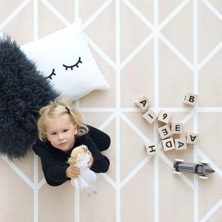 TODDLEKIND Mata do zabawy piankowa podłogowa Prettier Playmat Nordic Clay Beige