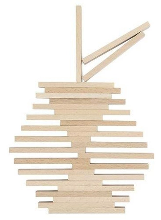 Klocki drewniane, 200 el., Goki Nature