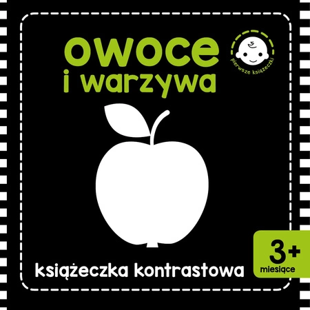 Owoce i warzywa książeczka kontrastowa