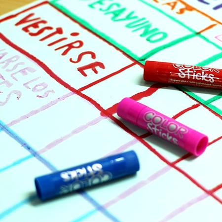 Farby w kredce Apli Kids - 12 kolorów