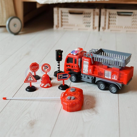 WOOPIE Zdalnie Sterowany Wóz Strażacki Podnośnik