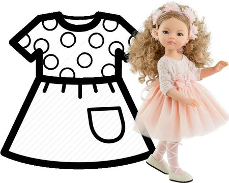 PAOLA REINA Ubranko dla lalek 32 cm 54861