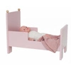Drewniane różowe łóżeczko dla lalek Jabadabado