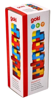 Wieża z klocków, gry zręcznościowe, goki