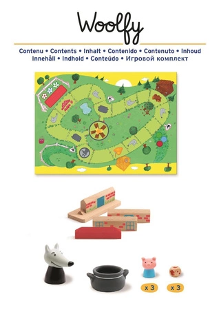 Gra planszowa Wilk i Świnki DJ08427