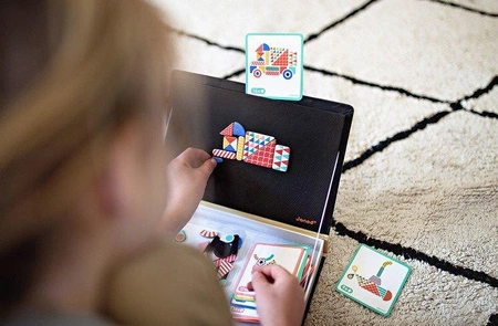 Magnetyczna układanka Kształty Magnetibook, Janod