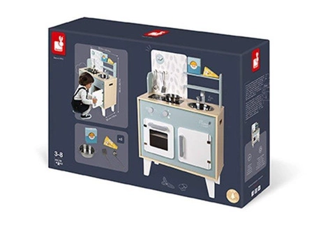 Kuchnia drewniana duża z akcesoriami Plume, Janod