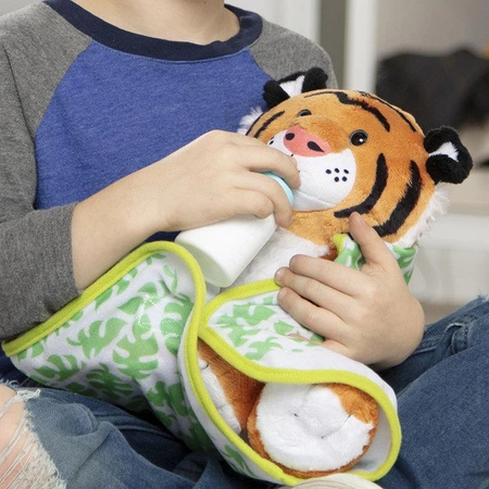 Maskotka do karmienia z butelką i smoczkiem Dziecko Tygrysa Melissa and Doug 40450 przytulanki