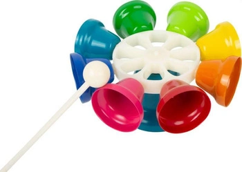 Zabawka małego muzyka Karuzela dzwonków 11694-Small Foot, instrumenty dla dzieci