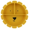 Silikonowy Talerz Trójdzielny z Przyssawką - Lew
