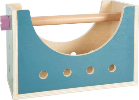 Drewniany zestaw narzędzi w skrzynce z uchwytem Nordic 12213-Small Foot, majsterkowanie i narzędzia do majsterkowania