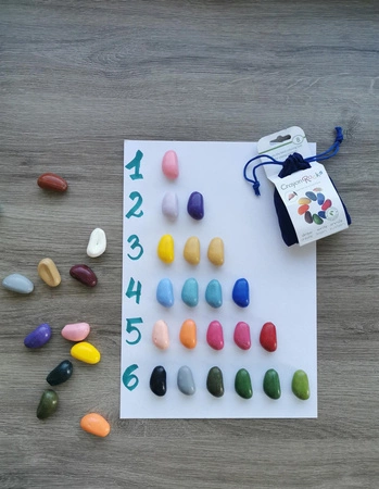 Kredki Crayon Rocks w pudełku 64 sztuki - 32 kolory