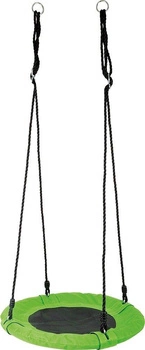 Huśtawka Bocianie gniazdo Zielone koło 10474-Small Foot, zabawy w plenerze