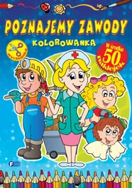 Poznajemy zawody kolorowanka