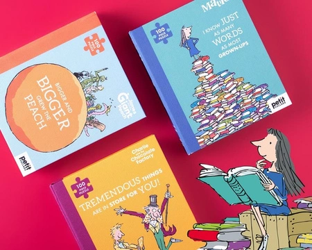 Petit Collage Puzzle Roald Dahl Charlie i Fabryka Czekolady