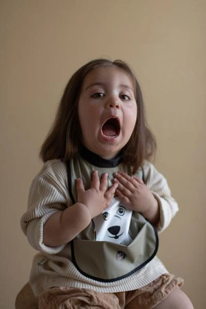 Baby Livia Śliniak Eucaliptus Miś 103-12