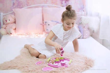 CLASSIC WORLD Drewniany Zestaw do Herbaty 15 el.