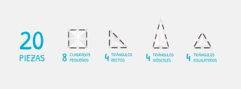 Imanix klocki magnetyczne CLEAR 20 elem. 350120