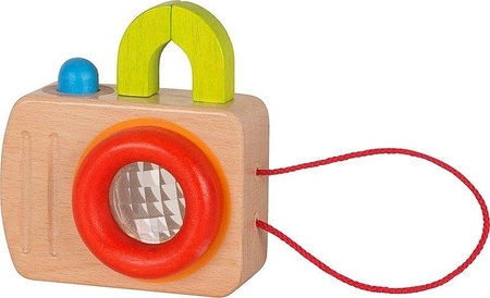 Drewniany aparat fotograficzny Can&on 51553-Goki, kalejdoskop dla dzieci