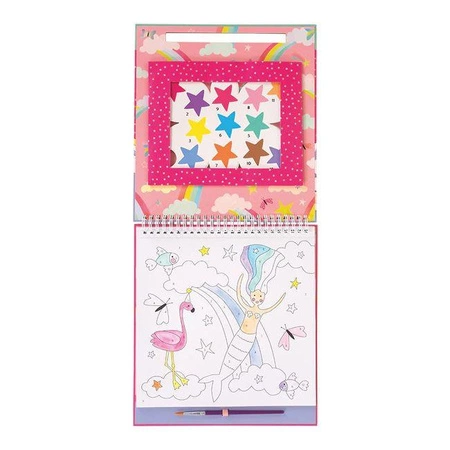 Kraina Fantazji Kolorowanki Maluj po Numerach z Farbkami