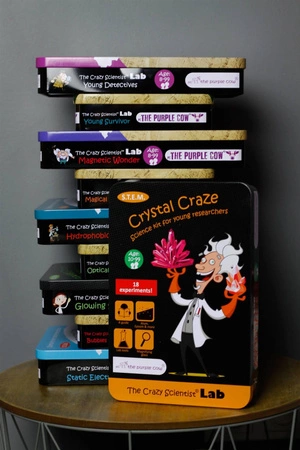 Zestaw do robienia eksperymentów Purple Cow - Iluzje optyczne