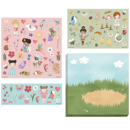 Little Dutch Zestaw naklejek Rosa & friends 125636