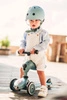 Zestaw SCOOTANDRIDE Highwaykick 1 2w1 Jeździk i hulajnoga 1-5 lat Steel + Kask XXS BLACK
