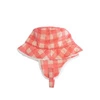 FlapJack Czapka Zimowa Dziecięca Bucket Hat Pink Check L