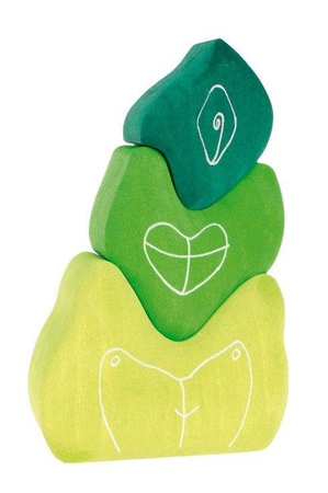Kształt Wieża z liści, zielona, 0+, Grimm's