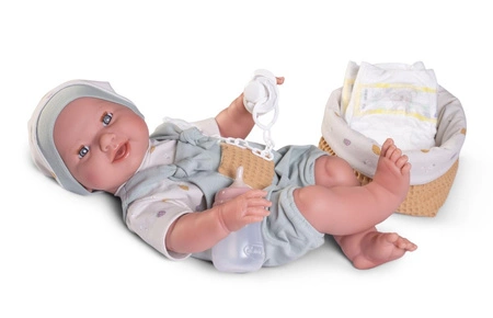 Lalka Mia siusiająca z koszyczkiem Antonio Juan 50415
