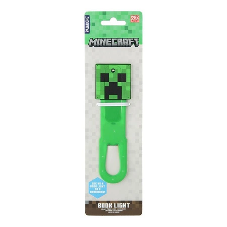 Minecraft zakładka do książek i lampka - Creeper