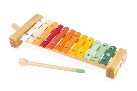 Cymbałki 12 tonów metalowe Sunshine 18m+, Janod