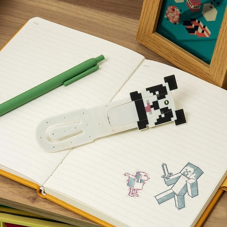 Minecraft zakładka do książek i lampka - Panda