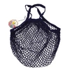 Siatkowa torba na zakupy, granatowa, Rex London