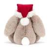 JellyCat - Króliczek Beżowy w Czapce Mikołaja 31 cm