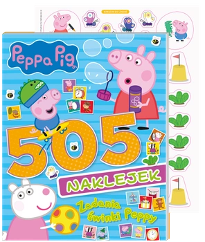 Zadania świnki Peppy. Świnka Peppa. 505 naklejek