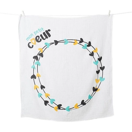 Lulujo Zestaw Kocyk + Karty Mon Petit Coeu