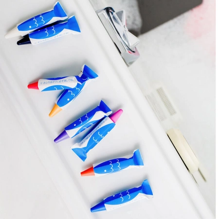 Kredki do malowania w wannie z gąbką, zestaw 10 szt., Kitpas