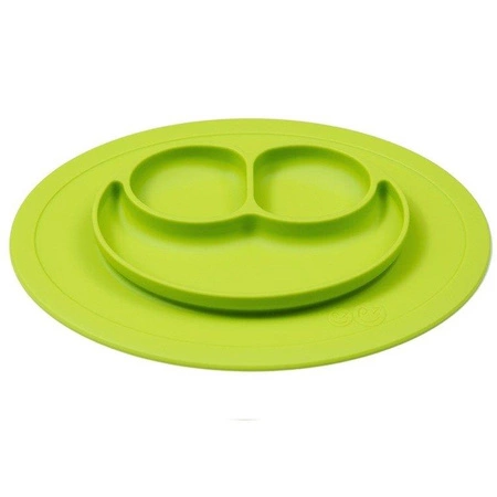 EZPZ Silikonowy talerzyk z podkładką mały 2w1 Mini Mat zielony