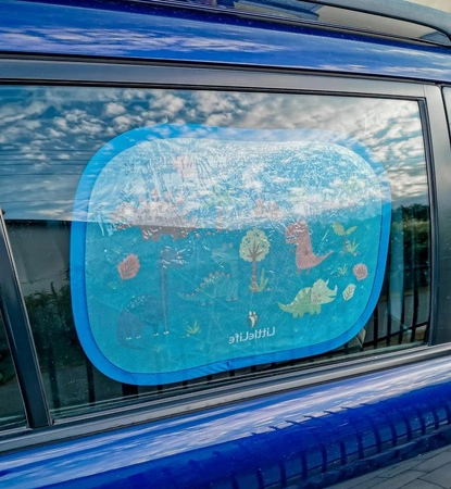 Osłonki statyczne LittleLife do samochodu - Dinozaur