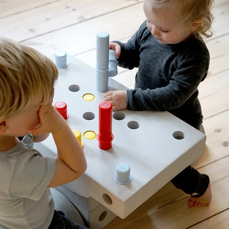 MODU Curiosity kit 4in1 - Kreatywne klocki rozwijające motorykę dużą, czerwony