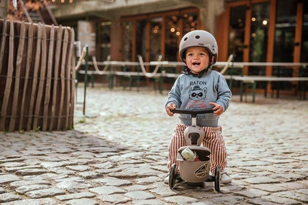 SCOOTANDRIDE Highwaykick 1 Lifestyle 2w1 Jeździk i hulajnoga z zamykanym schowkiem 1-5 lat Brown Lines