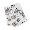 Lulujo Modern Kocyk Bambusowy Black Floral