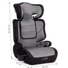 Fotelik samochodowy dla dzieci 2w1 podkładka i-SIZE wzrost 100-150 cm uchwyt na napoje ECOTOYS